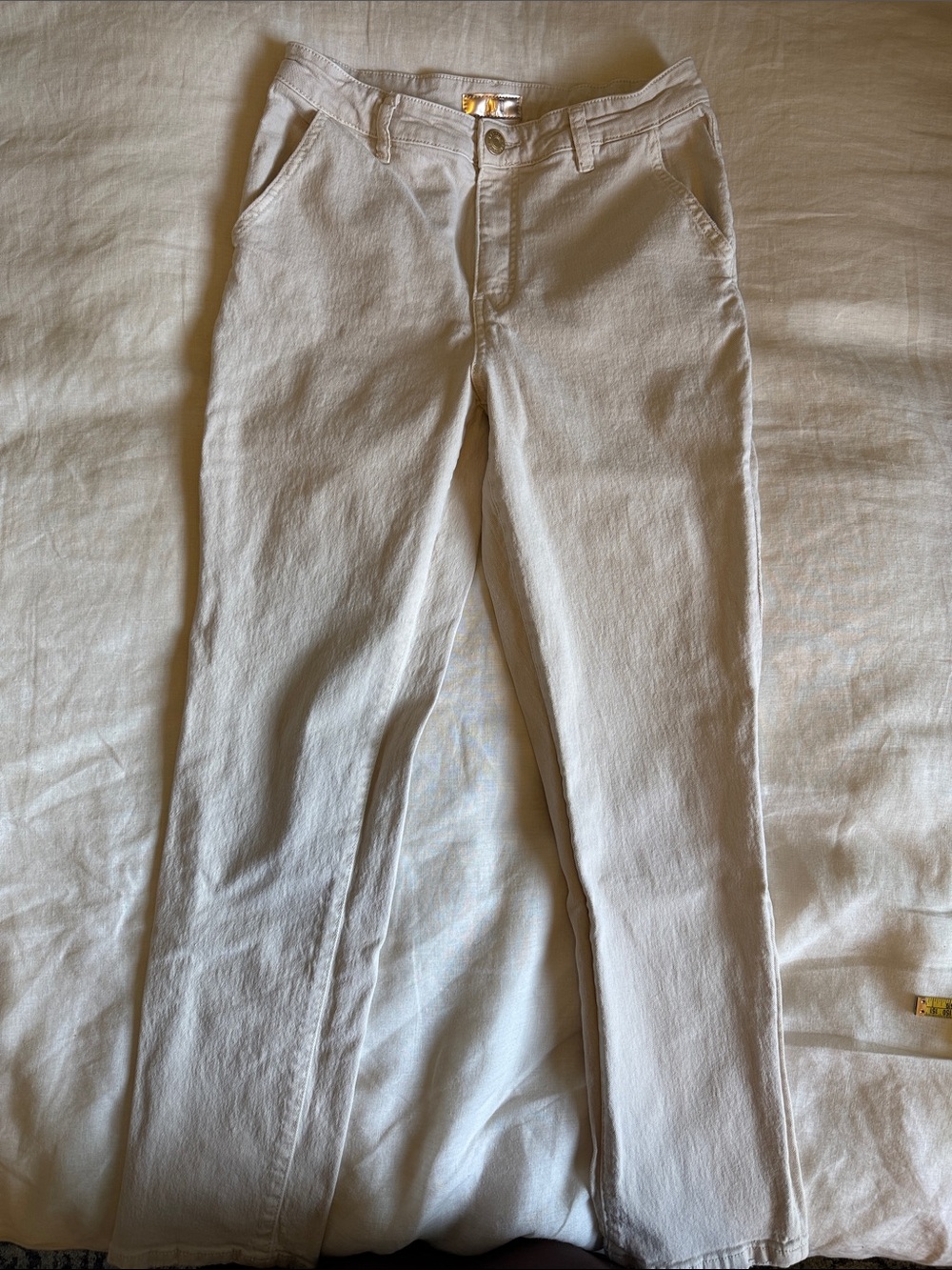Kut from the Kloth Beige High-Rise Pants